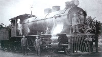 行駛在京漢鐵路的火車(chē)1923年
